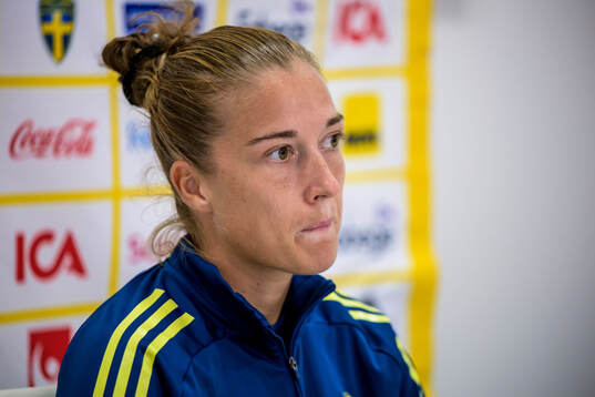 Filippa Angeldahl of the Swedish women's national football