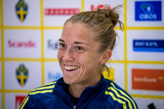 Filippa Angeldahl of the Swedish women's national football