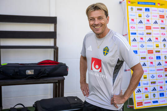 Head coach Tony Gustavsson of the Swedish women's national