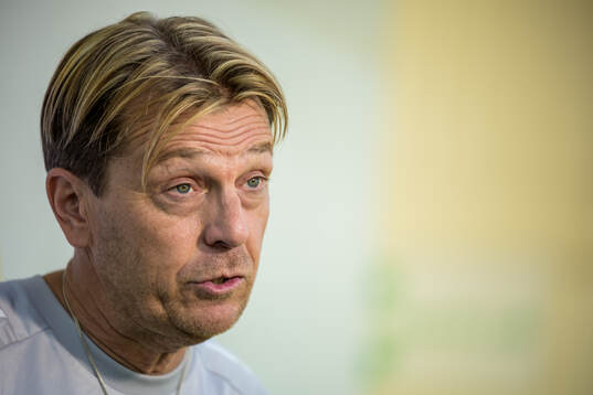 Head coach Tony Gustavsson of the Swedish women's national
