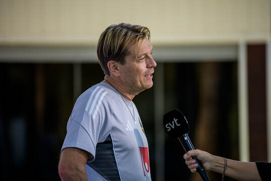 Head coach Tony Gustavsson of the Swedish women's national