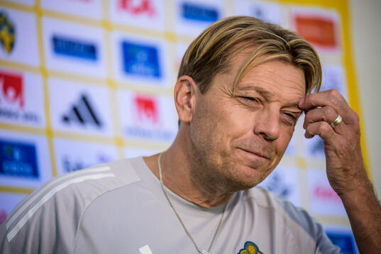 Head coach Tony Gustavsson of the Swedish women's national