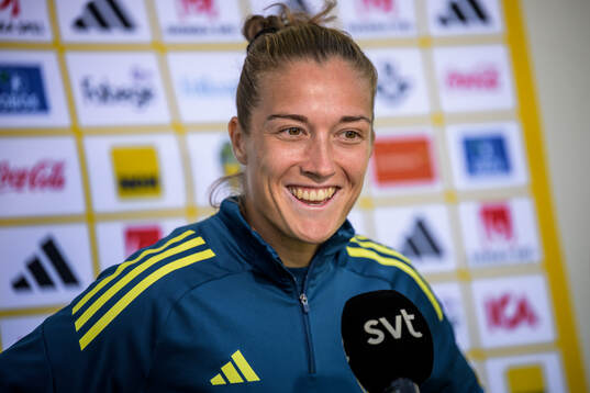 Filippa Angeldahl of the Swedish women's national football