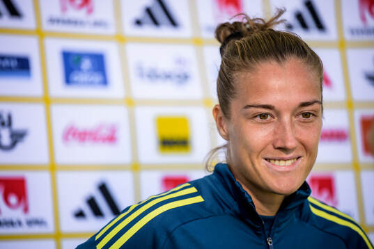Filippa Angeldahl of the Swedish women's national football