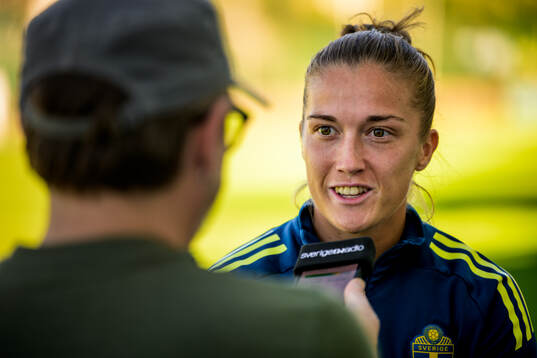 Filippa Angeldahl of the Swedish women's national football