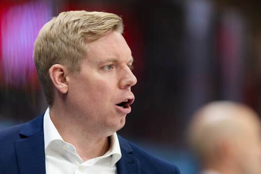 HV71s tränare Anton Blomqvist