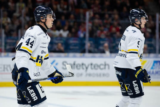 HV71s Hugo Fransson och Hugo Pettersson