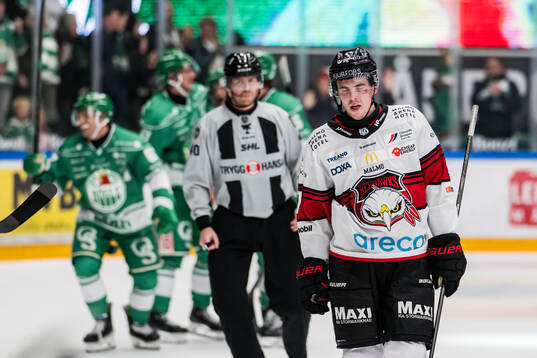 Malmö Redhawks Topi Niemelä deppar
