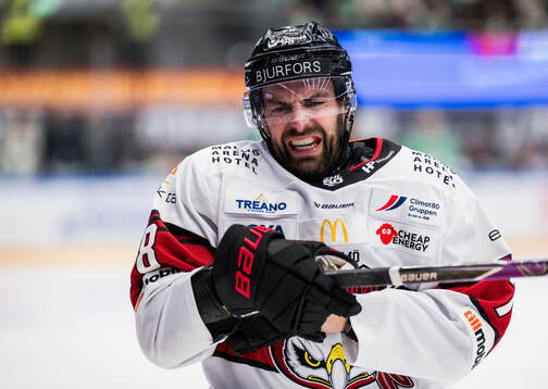 Malmö Redhawks Robin Hanzl har ont