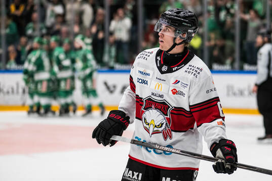 Malmö Redhawks Eemil Viro deppar