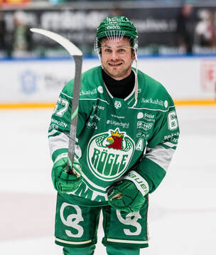 Rögles Leon Bristedt jublar