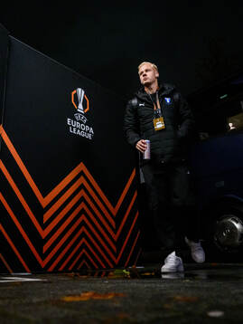 Otto Rosengren of Malmö FF arrives at the stadium