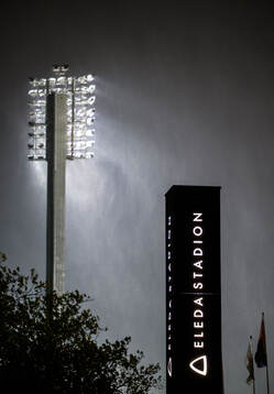 General view outside Eleda Stadion