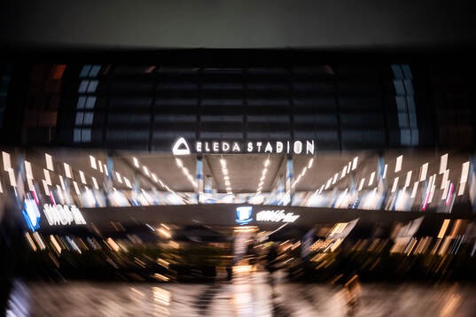 General view outside Eleda Stadion