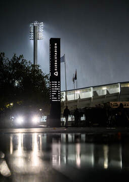 General view outside Eleda Stadion