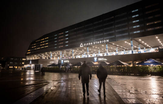 General view outside Eleda Stadion