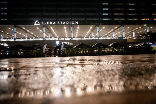 General view outside Eleda Stadion