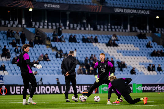 Goalkeeper Melker Ellborg, Goalkeeper Joakim Persson and