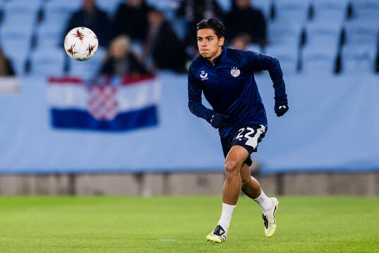 Matteo Perez Vinlöf of Dinamo Zagreb