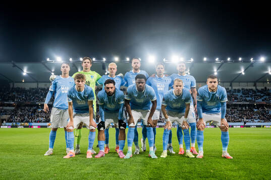 The starting eleven of Malmö FF