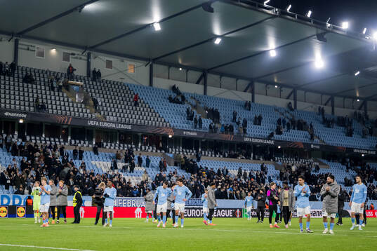 Players of of Malmö FF look dejected