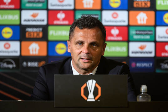 Head coach Mario Kovacevic of Dinamo Zagreb