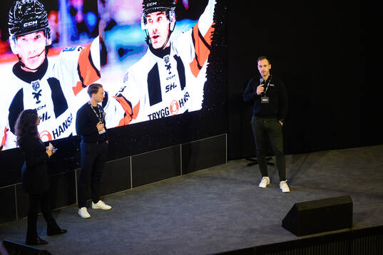 Domarna Alexander Österberg och Rickard Magnusson