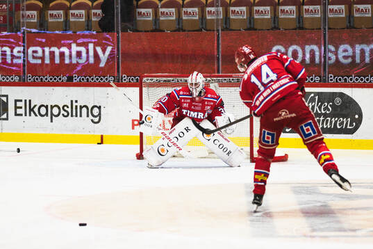 Timrås målvakt Jacob Johansson