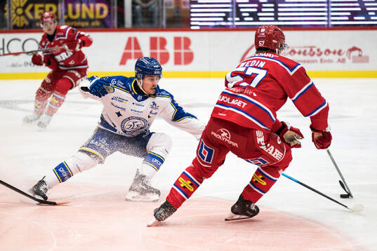 Leksands Marcus Karlberg och Timrås Anton Wedin