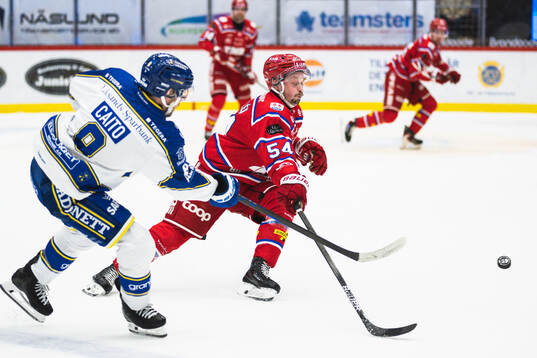 Leksands Matt Caito och Timrås Jonathan Dahlén