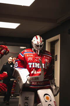 Timrås målvakt Jacob Johansson