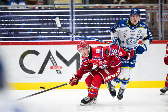 Timrås Anton Heikkinen och Leksands Andro Kaderli
