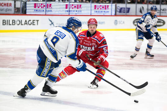 Leksands Matt Caito och Timrås Jonathan Dahlén