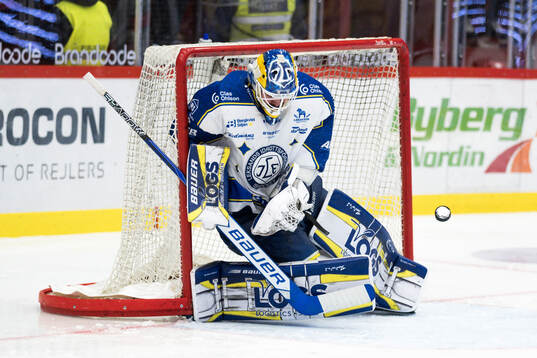Leksands målvakt Marcus Gidlöf