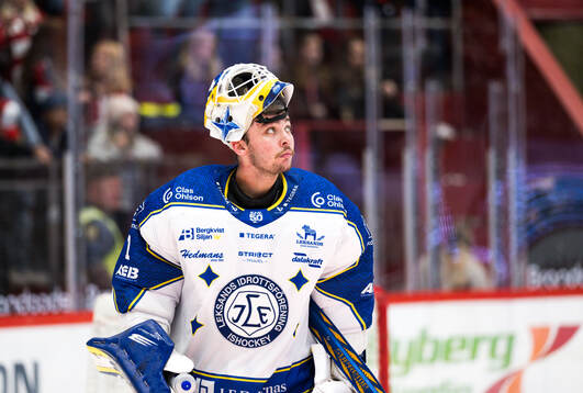 Leksands målvakt Marcus Gidlöf