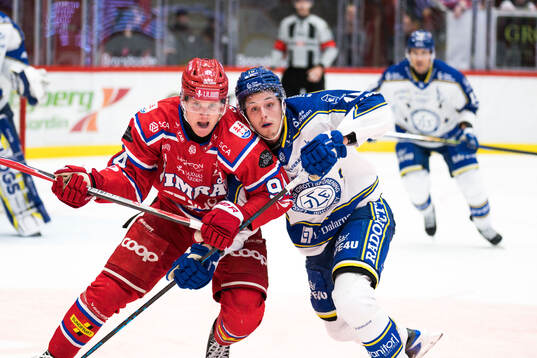 Timrås Sebastian Hartmann och Leksands Anton Johansson