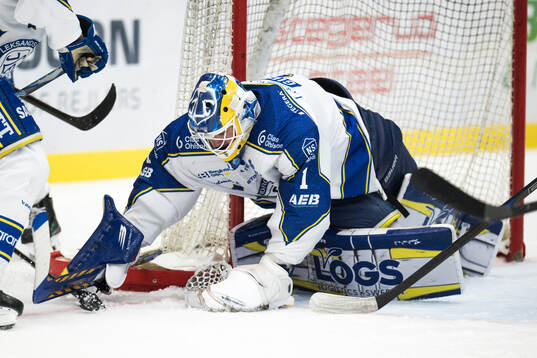 Leksands målvakt Marcus Gidlöf