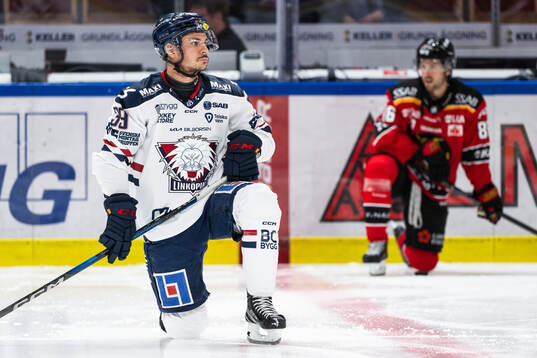 Linköpings Ty Rattie och Luleås Mathias Bromé