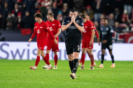 John Souttar of Rangers looks dejected