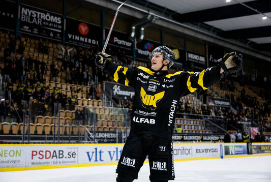 Västerås Svante Sjödin jublar