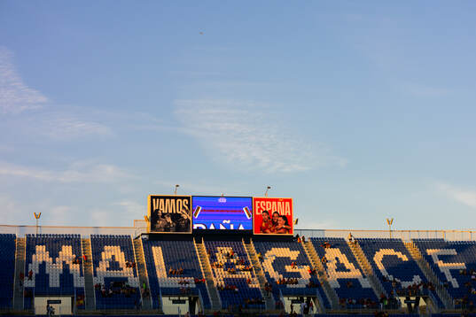 General view of Estadio La Rosaleda