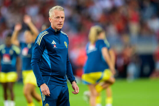 Assistant coach Niklas Egnell of Sweden