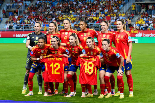 The starting eleven of Spain