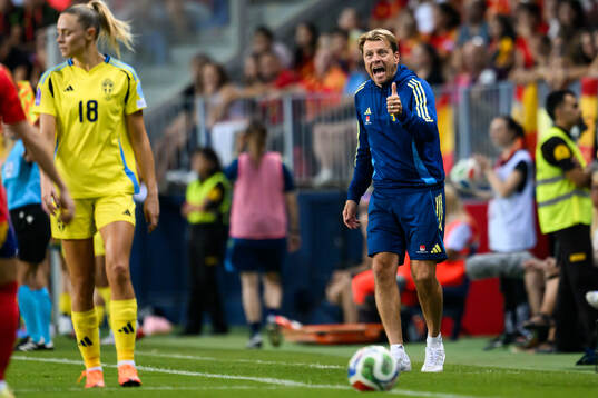 Head coach Tony Gustavsson of Sweden