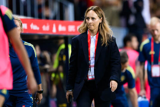 Press officer Lisa Eskils of Sweden