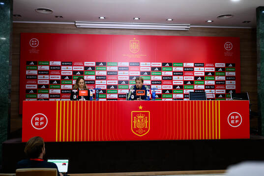 Head coach Tony Gustavsson of Sweden at the press conference