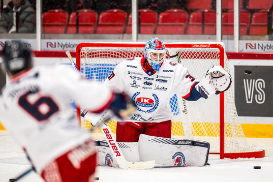 Oskarshamns målvakt Emil Vuorio