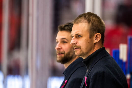 Oskarshamns assisterande tränare Johannes Salmonsson