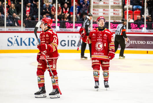 Kalmars George Diaco och Matt Fonteyne deppar