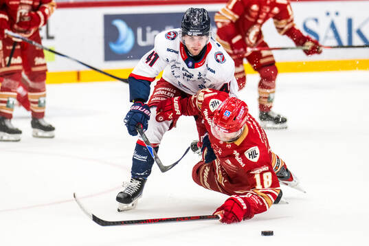 Oskarshamns Melker Eriksson och Kalmars Jesper Lindén